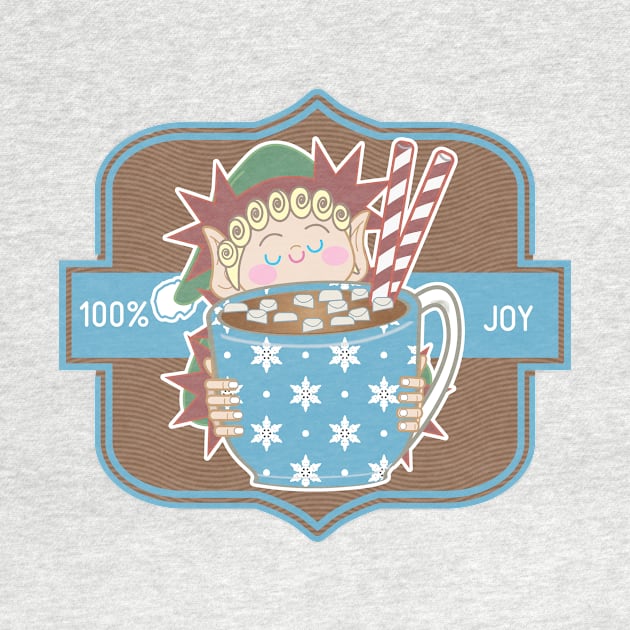 Christmas Cheer Holiday Cocoa Badge by Kutesy_World